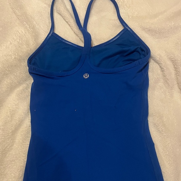 Lululemon blue athletic tank top - Picture 2 of 4